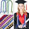 Double Layer Graduation Ribbon Flower Wreath Weave Pendant String Widely Use Bright Color Double Layer Ribbon Pendant