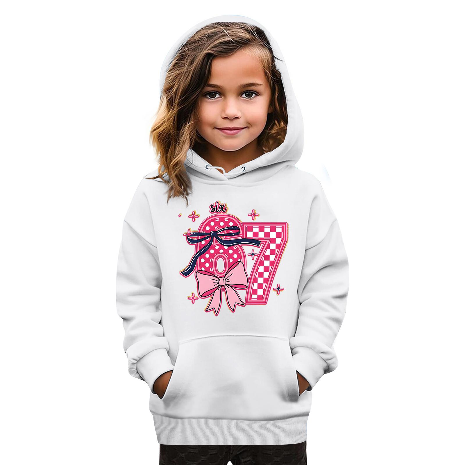 

Sweatshirts For Teen Girls Hoodies Long Sleeve Drawstring Pullover Cute Oversized Hoodie 160 білий