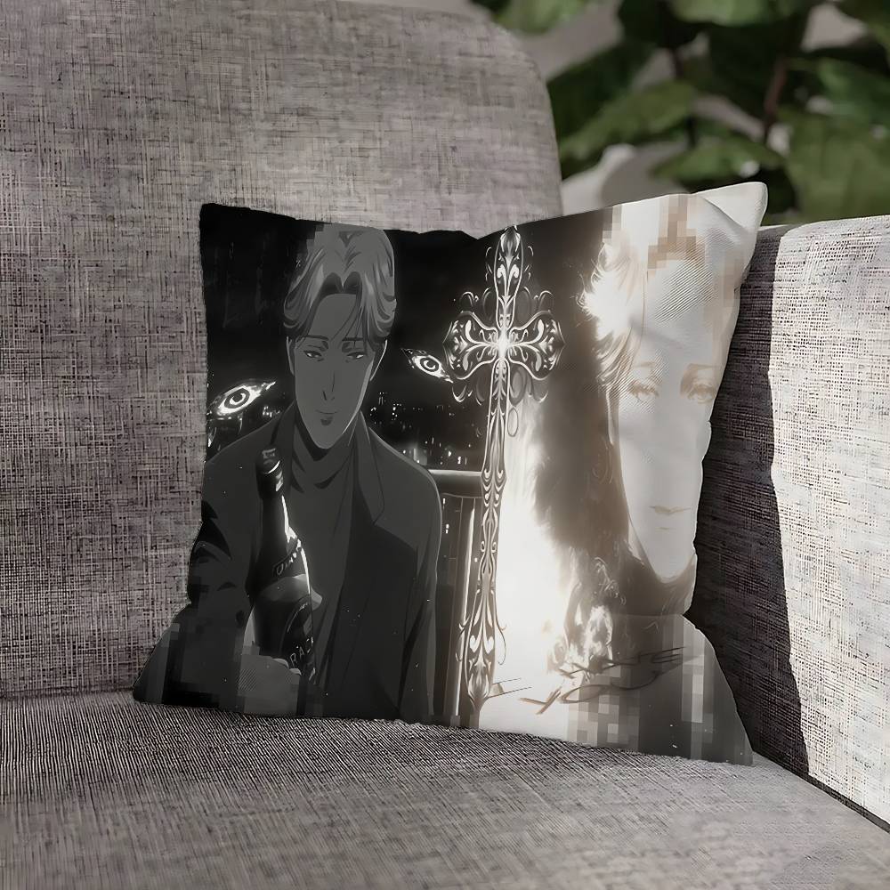 Johan M-Monster Liebert Pillow Case For Sofa Decor Car Office Room Printing Cushion Cover Decorations and Protector