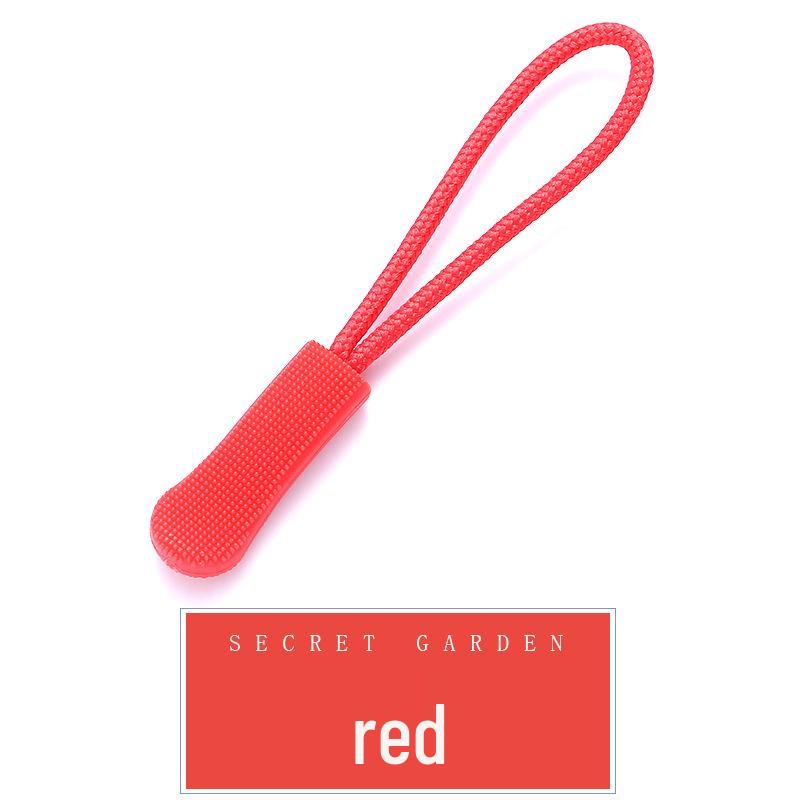 PVC Molded Zipper Pull with Detachable Non-Slip Rope Pendant