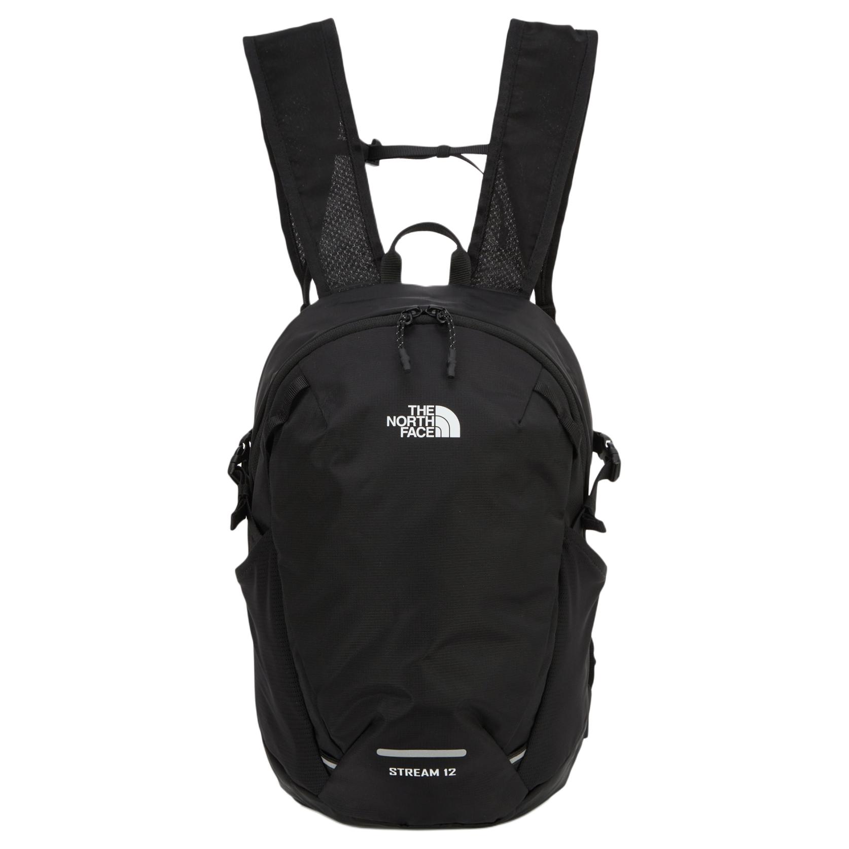 The North Face Stream Logo 12L Nylon Backpack Unisex Backpack Black NM2SR11A Black