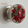 Decorative Door Handle High Durability Simple Installation Nature-Inspired Transparent Doorknob Cabinet Pull
