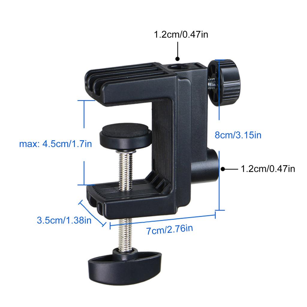 C Clamps for Woodworking C-Clamp For Wood ABS Cutting Drilling Reversed C-Clip 45mm Fixing Hand Tool