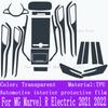 For MG Marvel R Electric   Interior modification screen trument panel central control transparent TPU protective film