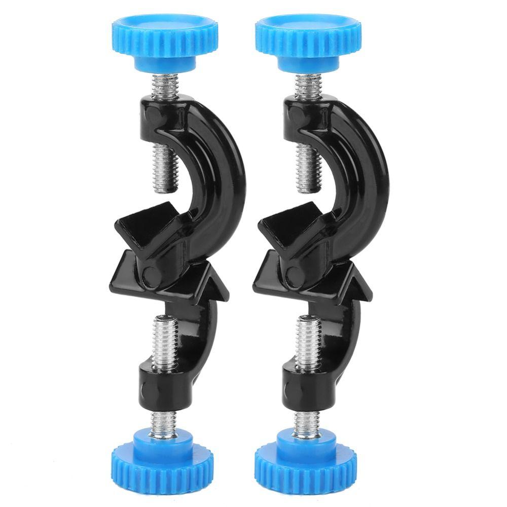 5 Pack Aluminum Alloy Lab Stand Clamp Holder 21mm Rod Diameter 18mm Rod Diameter Right Angle Clamp Holder Right Angle Design