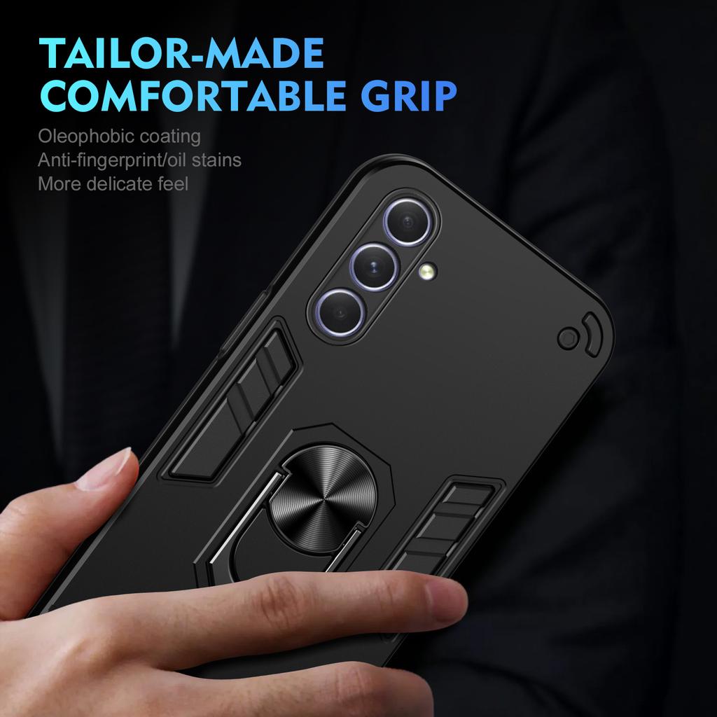 For Samsung Galaxy A55 5G Case Kickstand Phone Cover Support Magnetic Car Mount