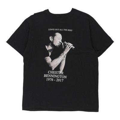 Nechte Všechno Ostatní Mimo Tričko Chestera Benningtona Černé Unisex S-5XL 1H0099 Unisex Tričko