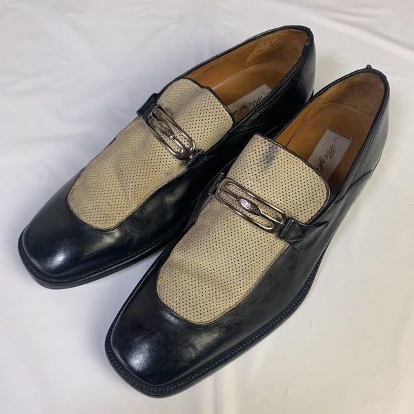 

80s-90s Vintage/MEZLAN/Slip-On Shoes/Size 12/29.5-30.0cm/Black/