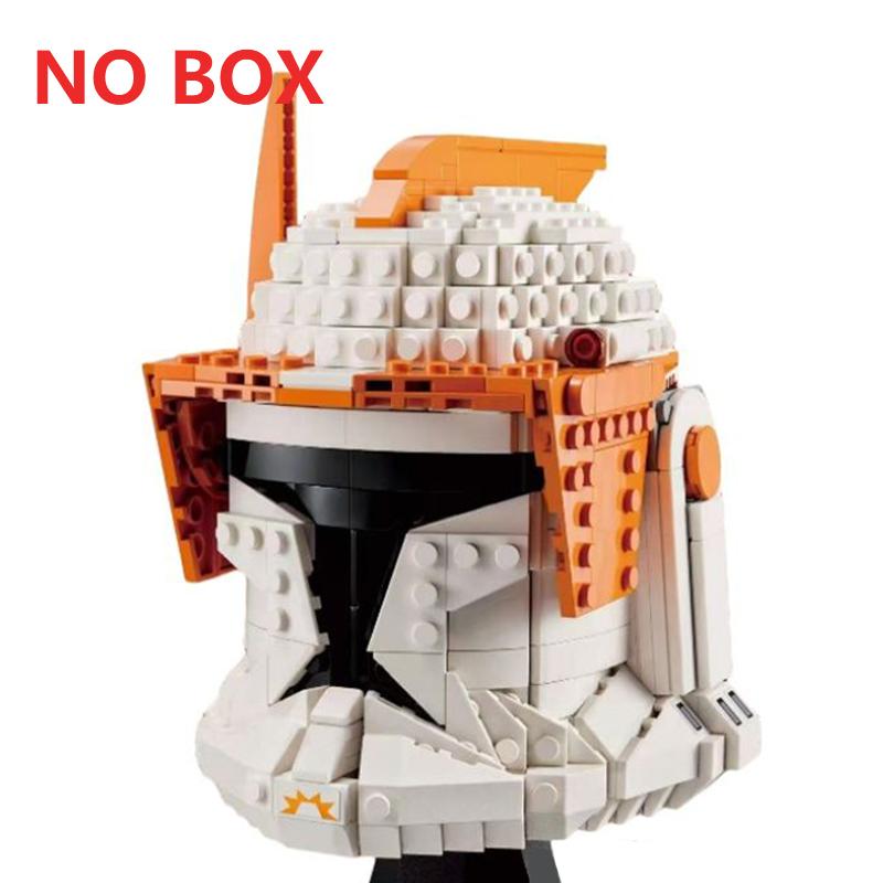 Non-Toxic Space Battle Fighter Pilot Helmet Building Blocks Desk Decoration Bobas Leias Jangos Kylos Fetts Rens Bricks Gift Party Favors
