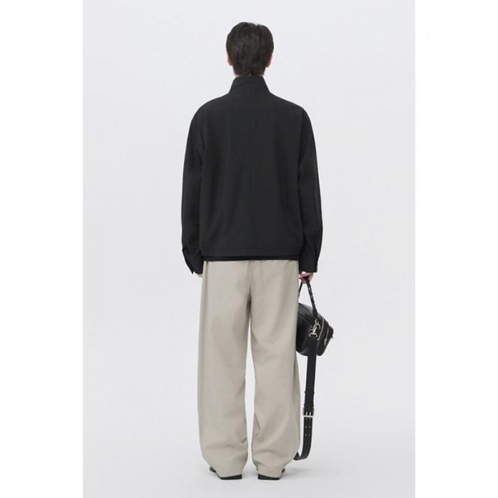 Customellow Black High Neck Light Jacket C9uam26113bkx