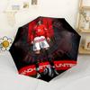 Cristiano Ronaldo Personalized Name Umbrella Portable Automatic Umbrella Compact 8-Rib Lightweight Durable Plastic Iron Travel Essential