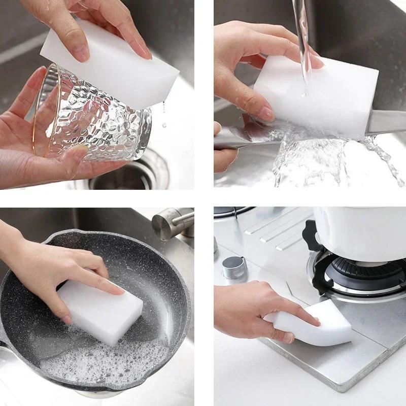 Melamine Sponge Magic Sponge Eraser Melamine Sponge Cleaner Cleaning Sponges for Kitchen Bathroom Cleaning Tools