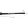 12X148 Boost Rear Thru Axle, Rear Fork Thru Axle Skewer Repair Replacement for 142 * 12 Thread 1.0