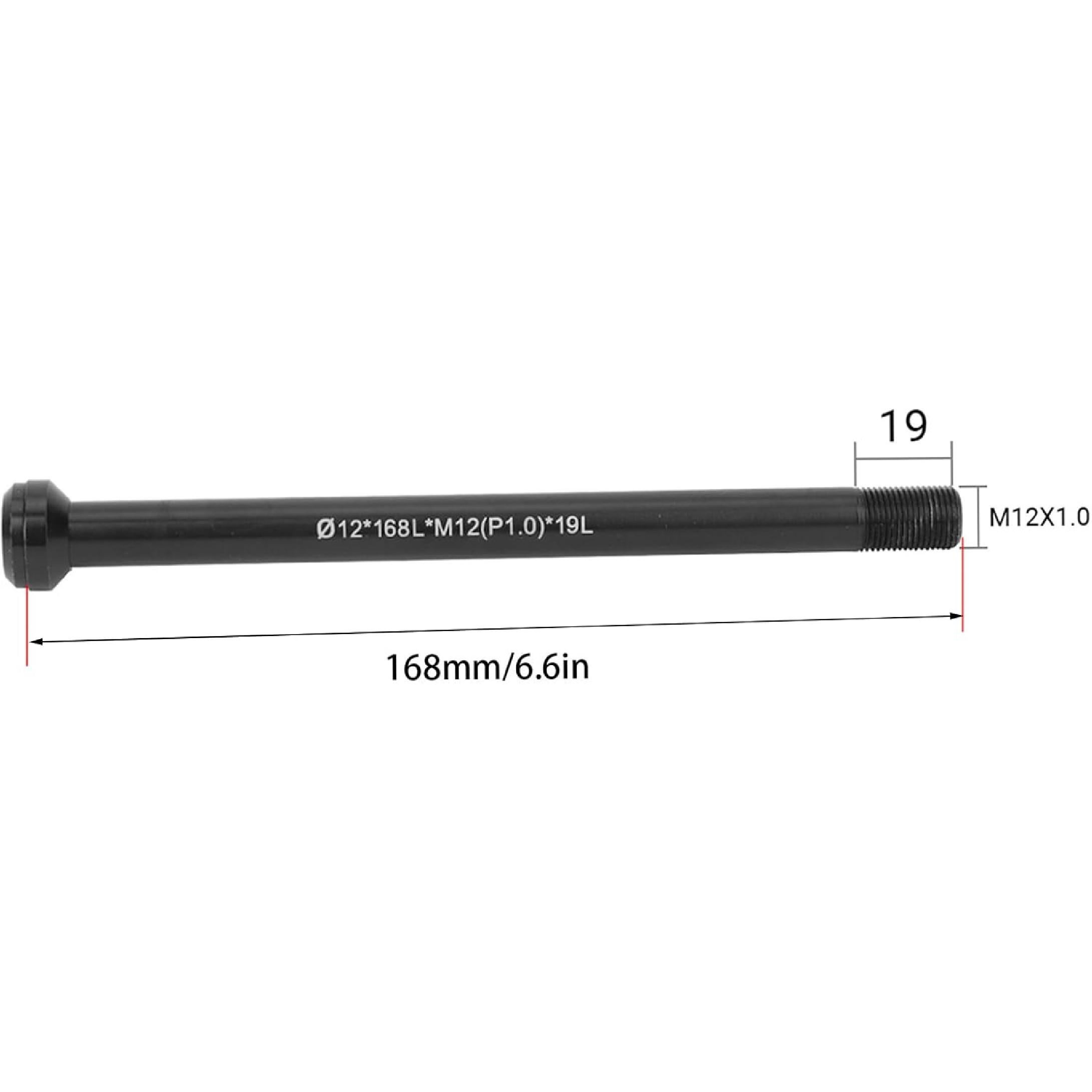 

12X148 Boost Rear Thru Axle, Rear Fork Thru Axle Skewer Repair Replacement for 142 * 12 Thread 1.0