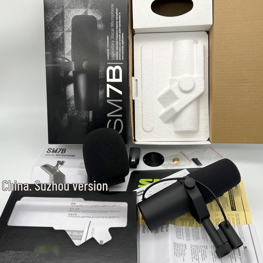 

SM7B Dynamic Microphone for Live Broadcasts, Recording Studio, and Professional Dubbing