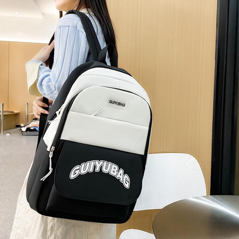 Czteroczęściowy Zestaw Plecaków Torba Szkolna dla Ucznia Dziewczęca Plecak o Dużej Pojemności Lekki