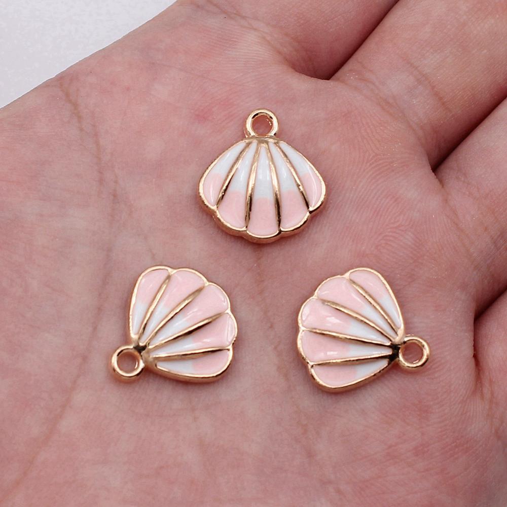 Charms Flamingo Mermaid Enamel Pendants Wedding Jewelry Findings QC054