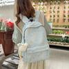 2026 New Ins Style Fresh Girl Backpack Nyl Material Waterproof Travel School Bag for Middle School Girls Cute Floral Print