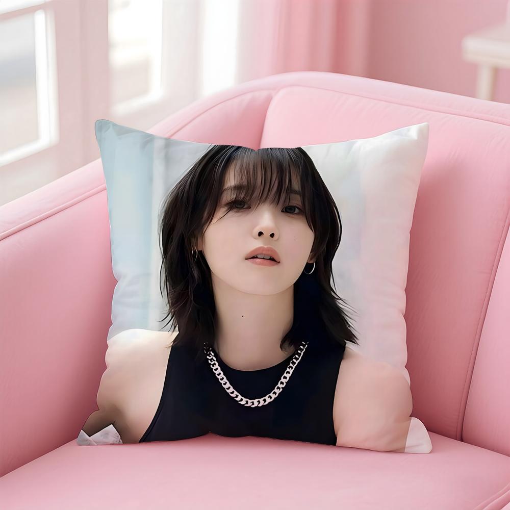 singer versatile IU LLee Jieun Cushion Cover Pillow Case Soft Skin Friendly Fabric Concealed Zipper