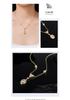 Elegant 925 Silver Clavicle Chain: High-End Moissanite Necklace, Non-Fading, Hot-Selling Women's Jewelry