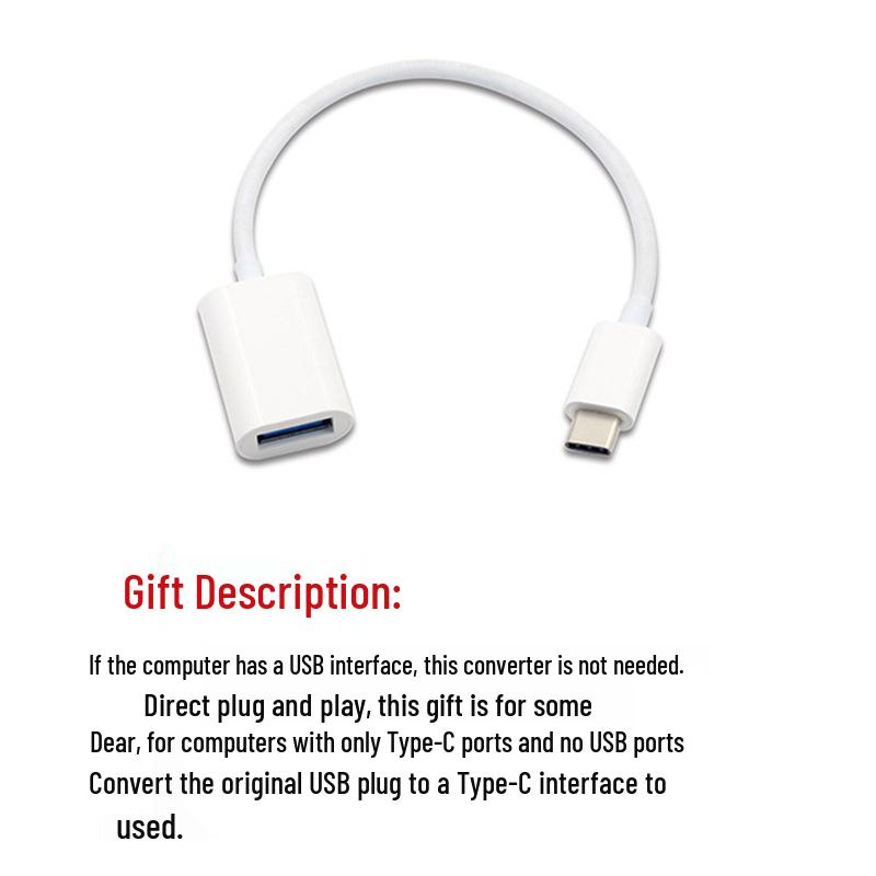 High-Speed USB-C/USB External Slot-in DVD Burner