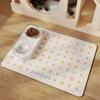 2pcs Pet Feeding Floor Mat Water-absorbing Cool and Non-slip Mat Special Wipe-free Pet Pad