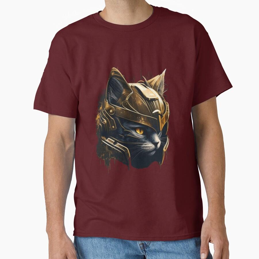 Cat Spartan Strong  Street Cats Spartan Warrior Helmet Ancient Greece This Is Sparta T Shirt for Men Large Size Adult Tops S-6XL