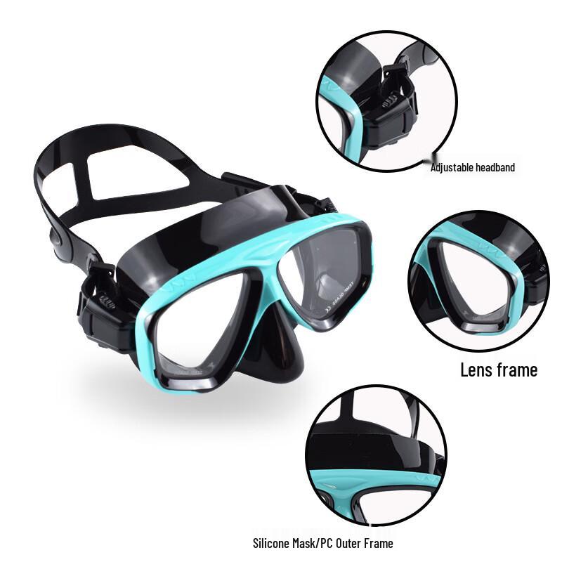 YBLKJ Adult HD Diving & Snorkeling Mask