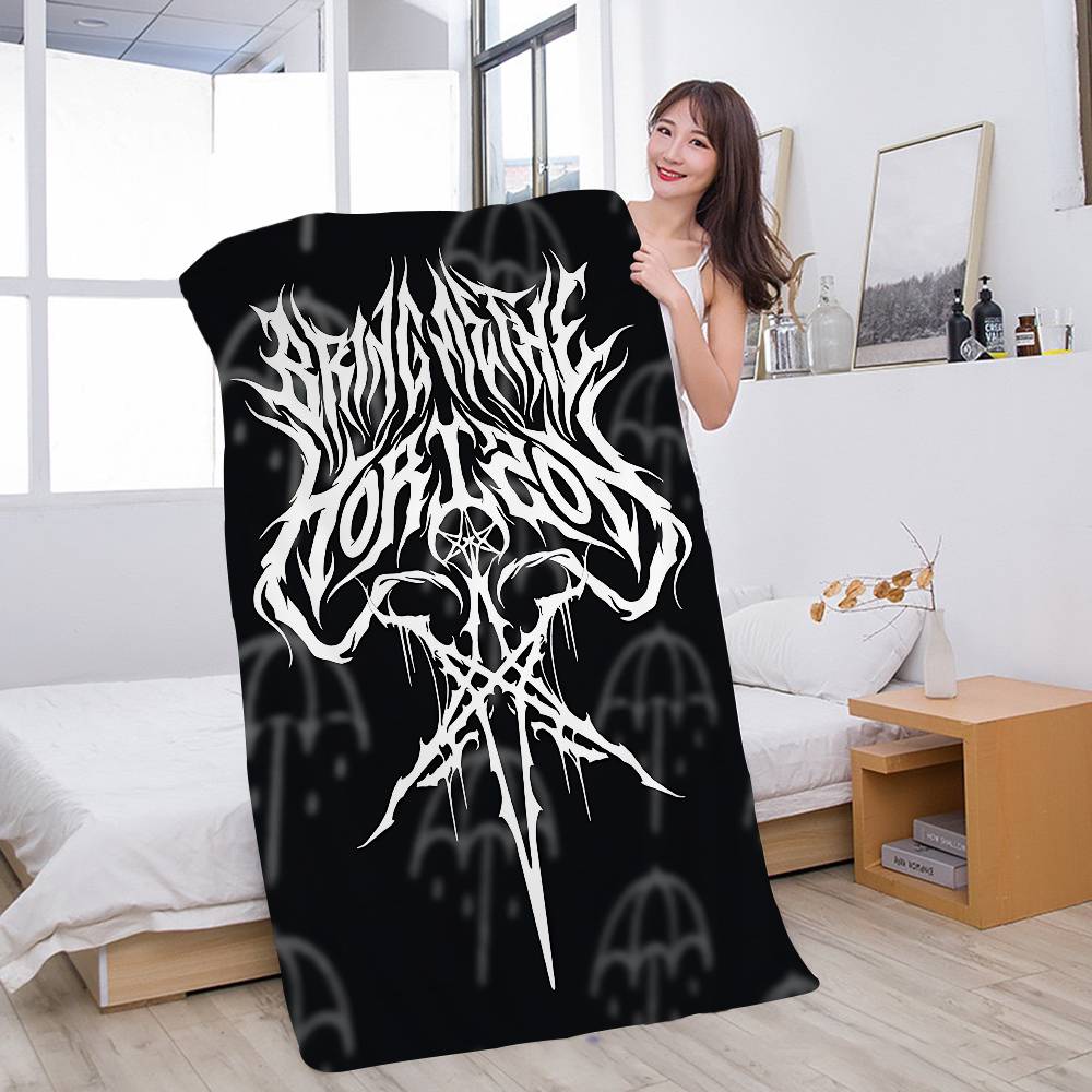 

Band B-Bring Me The Horizon Big Microfiber Beach Towels Quick Dry Towel Sand Beach Towels Pool Towel For Travel Swim Pool Yoga W40*H60(CM)
