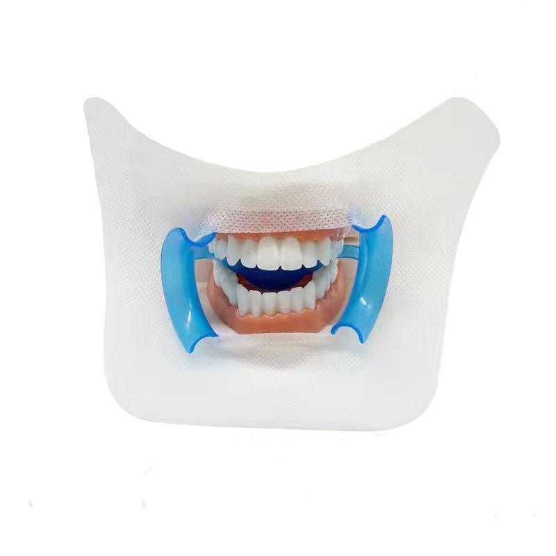 50 stücke Mund Tuch Lip Speichel Pad Zähne Bleaching Schutz Pad Bleaching vlies stoff