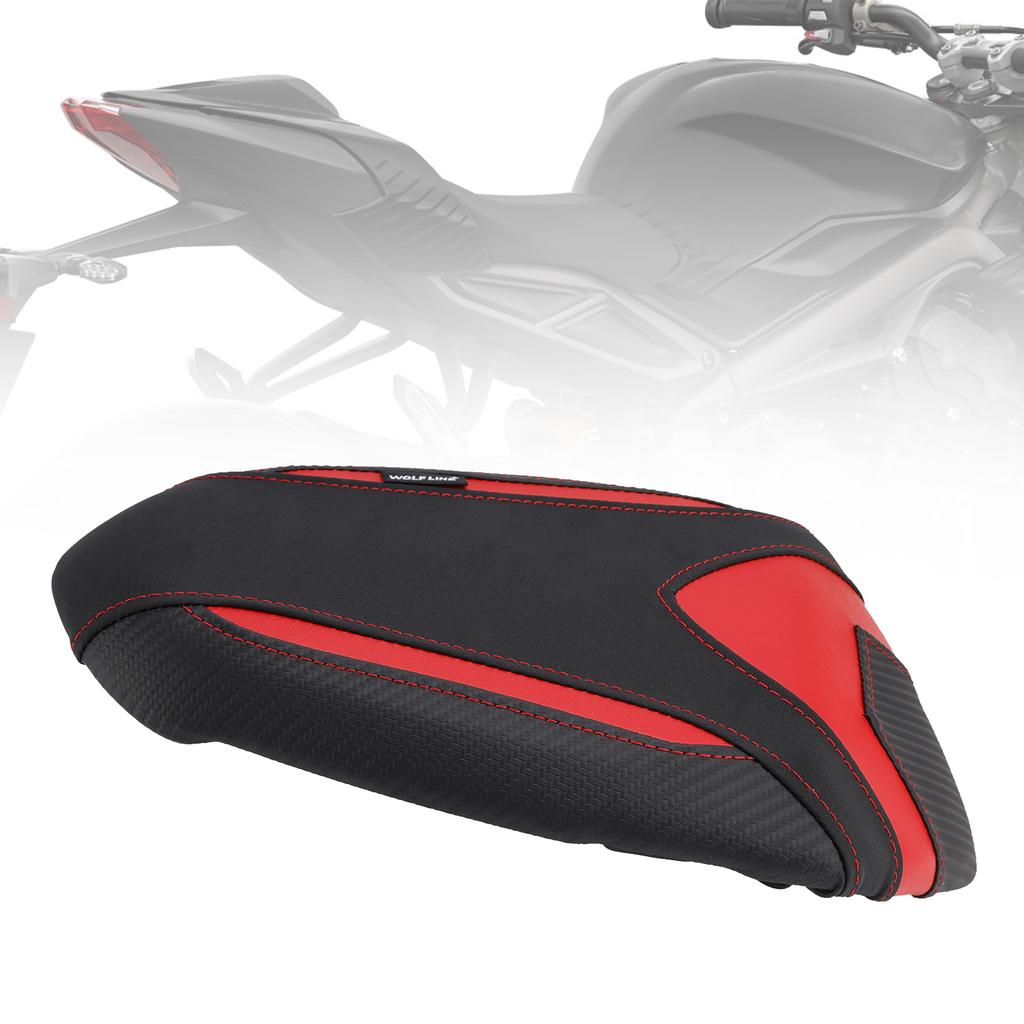 Rear Seat Passenger Cushion Flat Pu Fit Black For Tr Street Triple 765 S R 19-24