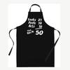 Chef Baker Friend Mom Dad Uncle Aunt Sister Brother Husband Wife 50th 50 Years Old Fifty Birthday Novelty Gift Present Apron