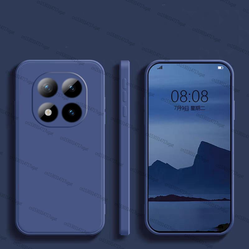 Para Xiaomi Redmi Note 15 Pro Capa Redmi Note 15 Pro Plus 5G Capa Cor Doce de Silicone Líquido Para Redmi Note 15 Pro Capa