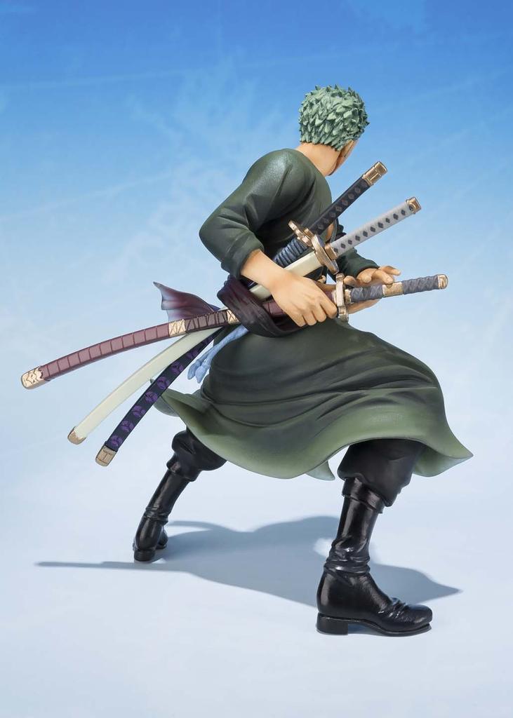 TAMASHII NATIONS Figuarts ZERO Roronoa Zoro Anniversary 125mm Painted Finished Figure -5th Edition- Approx. ABS&PVC