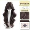 Women's Full Head Cover Wig with Long Curly Hair, Fluffy Big Waves, Natural-Looking Simulation Hair