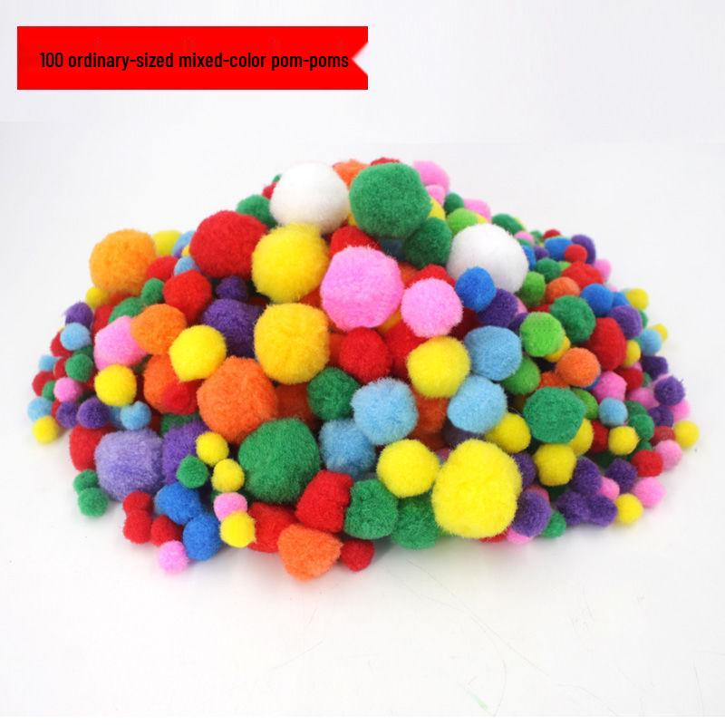 Artykuły ze strefy artystycznej: Kolorowe puszyste pompony do projektów klasowych dla uczniów od najmłodszych do najstarszych