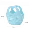 Hand-held Basket Foldable Soft Bath Storage Basket Plastic Washbasin Storage Basket New Bathroom Frame Portable Shower Container