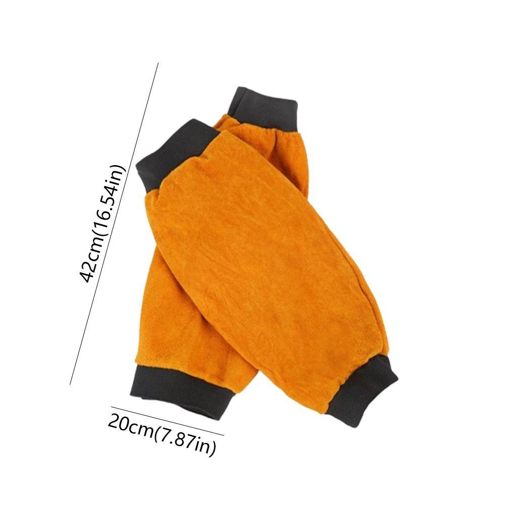 Non-stick Liner Electric Welding Sleeves Breathable Anti-scalding Welding Arm Protector Thickened Wear-resistant