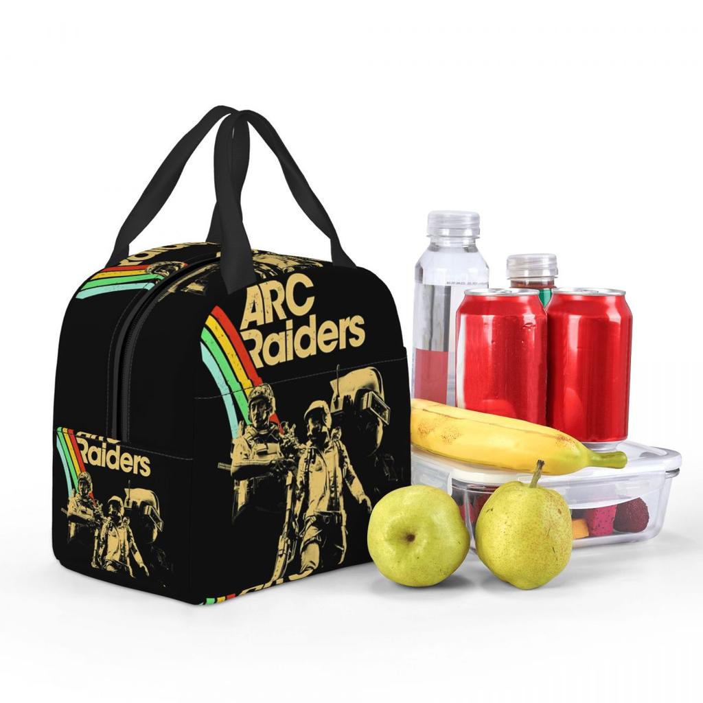 Arc Raiders Game Accessories Insulated Lunch Bag For School Storage Food Boxes Portable Thermal Cooler Lunch Box