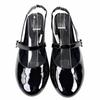Excelentes tacones LOUIS VUITTON Romy Slingback Pump esmalte negro Mujer 37.5 Usado