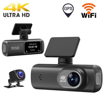 Driving Recorder High-definition 4K Front and Rear Dual Recording Mobile Phone Interconnection GPS Driving Trajectory Car Recorder