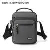 Men Casual Small Handbag Waterproof Nylon Crossbody Bags 12inch Men's Business Office Messenger Bag Shoulder Flap Bag XA33C