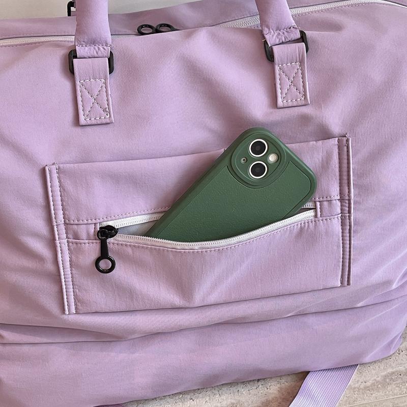 Women's Large Capacity Short Distance Storage Luggage Bag Portable Lightweight Crossbody Sports Fitness Bag