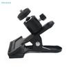 360° Rotation Camera Clip Mount - Universal Flash and Light Stand Clamp for Photography