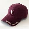 New Soft-top Baseball Cap Embroidered V. Letter Face Small Men and Women Versatile Fashion Wide-brimmed Sunshade Cap