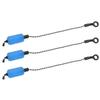3PCS 5mm Hole Bite Indicator Alerter Iron Fishing Alarm Hanger Fishing Alarm Chain  Outdoor Use