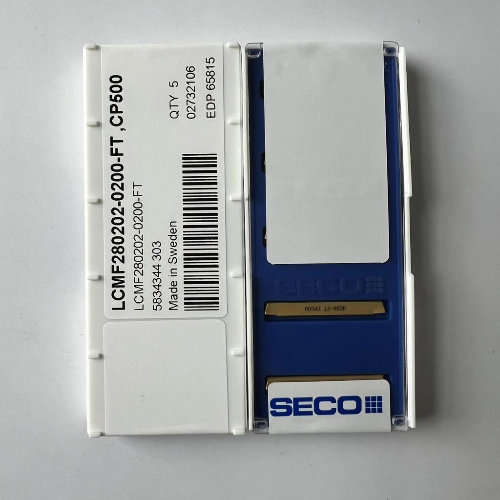 SECO / LCMF280202-0200-FT,CP500 /Original carbide blade 10 Pcs