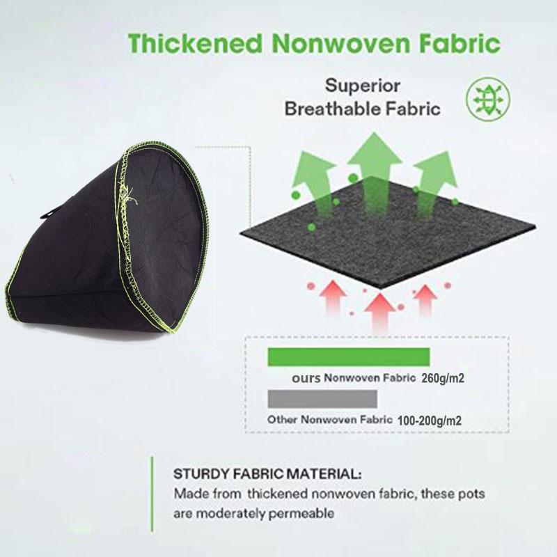 Vegetable Plant Flower Fabric Potato Grow Pots Nursery Bags for Tree Jardim Planter Growing Supplies Tool