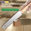 Japanese Style Hand Saw Non-slip Wooden Handle Pull Saw Flush Cut Saw Flexible Handsaw Woodworking Cutting Tool Hand Saw