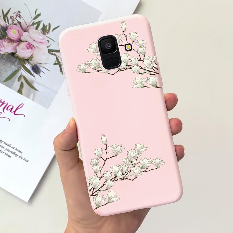 For Samsung Galaxy A6 2018 Case SM-A600F Cute Fashion Painted Cover Soft TPU Phone Case For Samsung A6 Plus A6+ 2018 A605F Shell